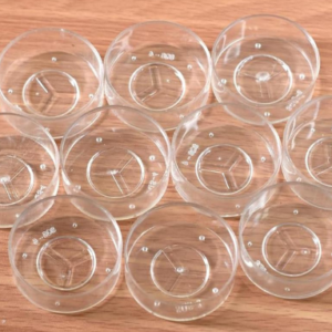 acrylic jars circle for candle making