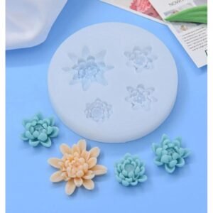 4 in 1 Lotus Silicone Mould