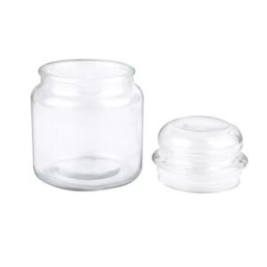 Apothecary Glass Candle Jar with Lid
