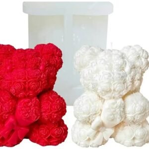 Bouquet Bear Silicone Candle Mould
