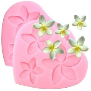 Frangipani Silicone Mould - 3 Flowers