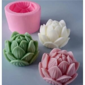 Lotus Silicone Candle Mould (A)