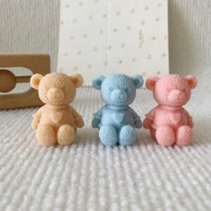 Mini Bear Silicone Candle Mould