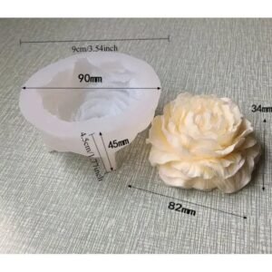 Peony Silicone Candle Mould