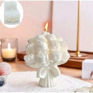 Rose Bouquet Silicone Candle Mould