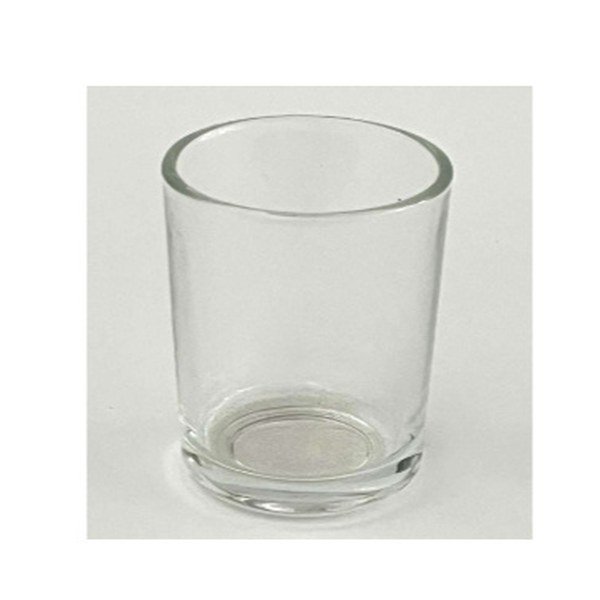 Short Glass Candle Jars