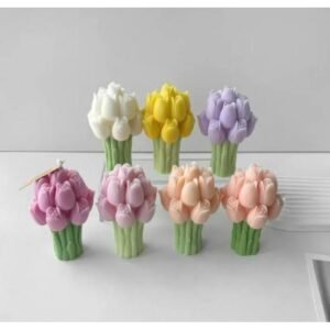 Tulip Bouquet Silicone Candle Mould